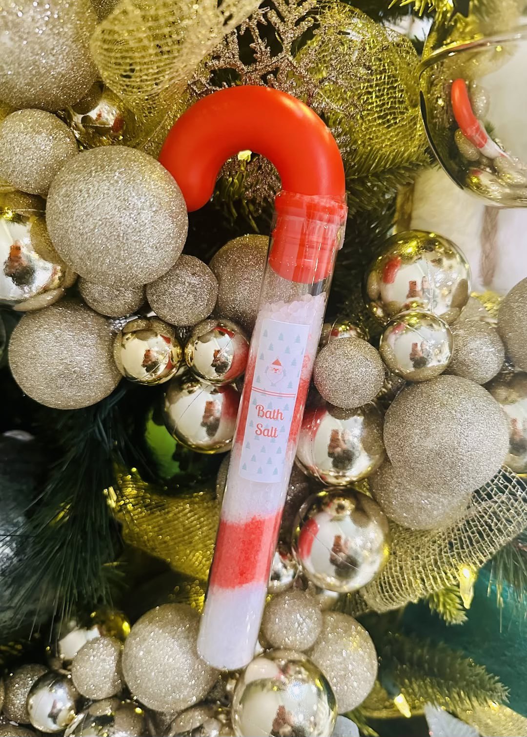 RTS Candy Cane Bath Salts
