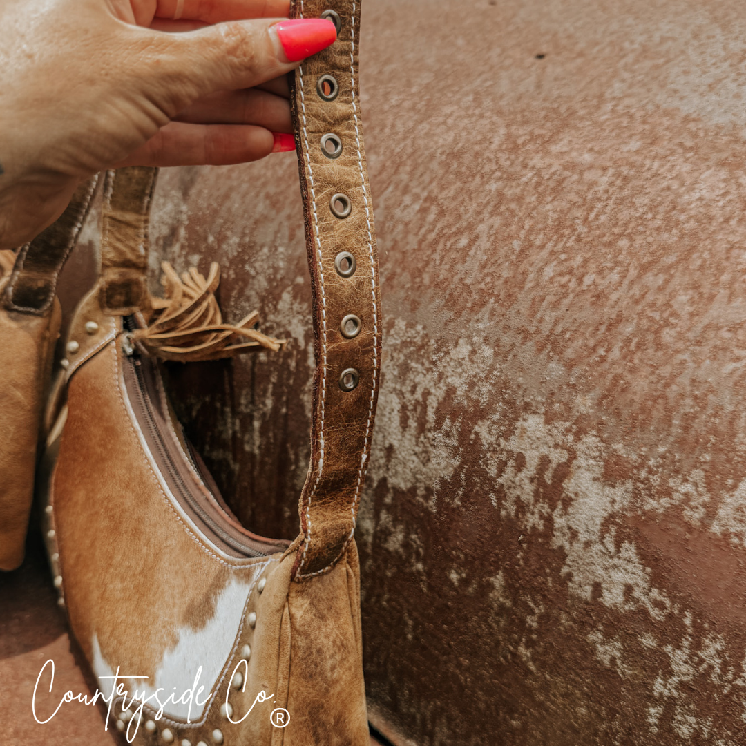 Rodeo Royalty Cowhide Purse by Countryside Co.