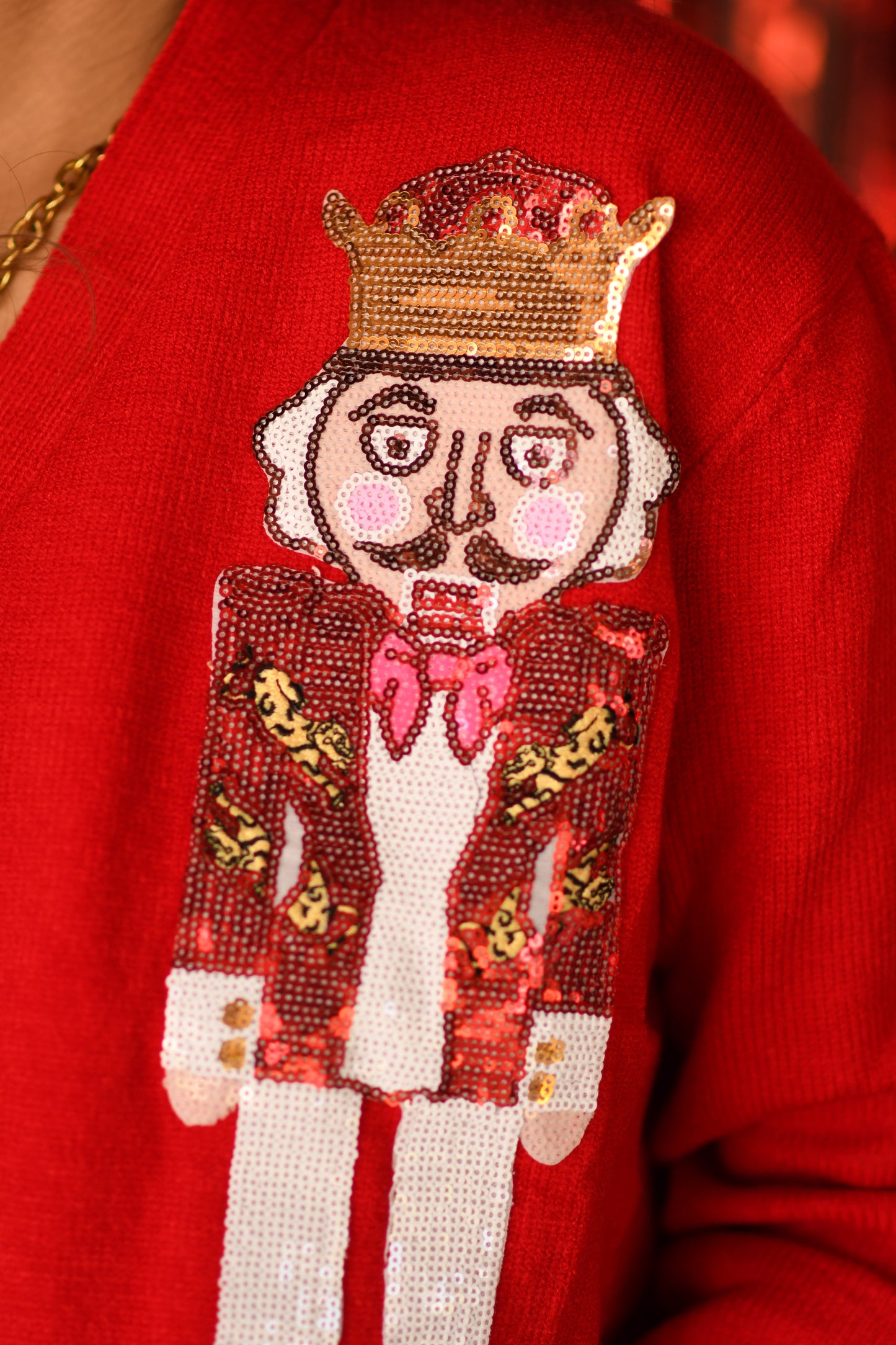 *PRE ORDER* Red Nutcracker Cardigan