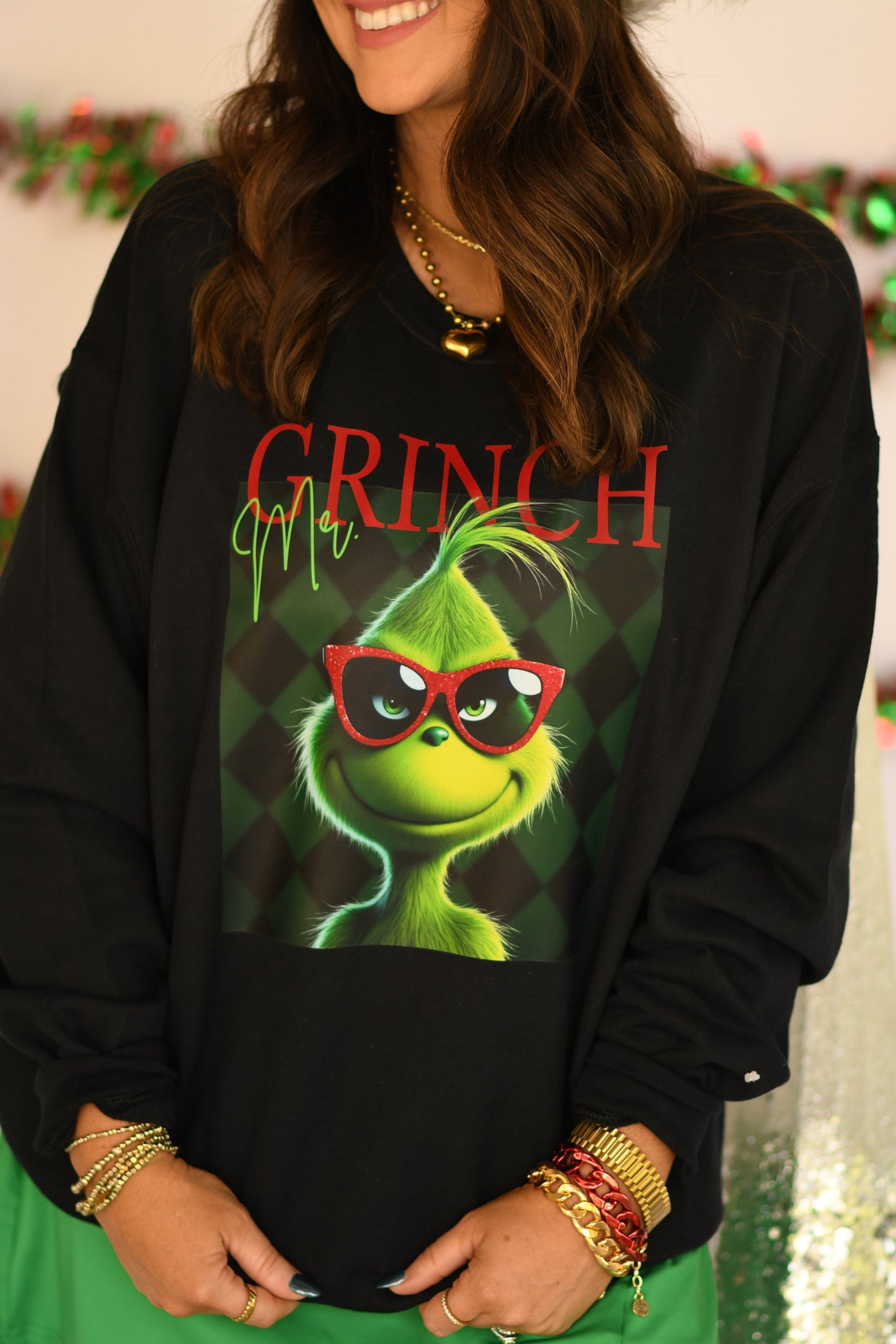 Mr. Grinch Baddie Sweatshirt/Tee