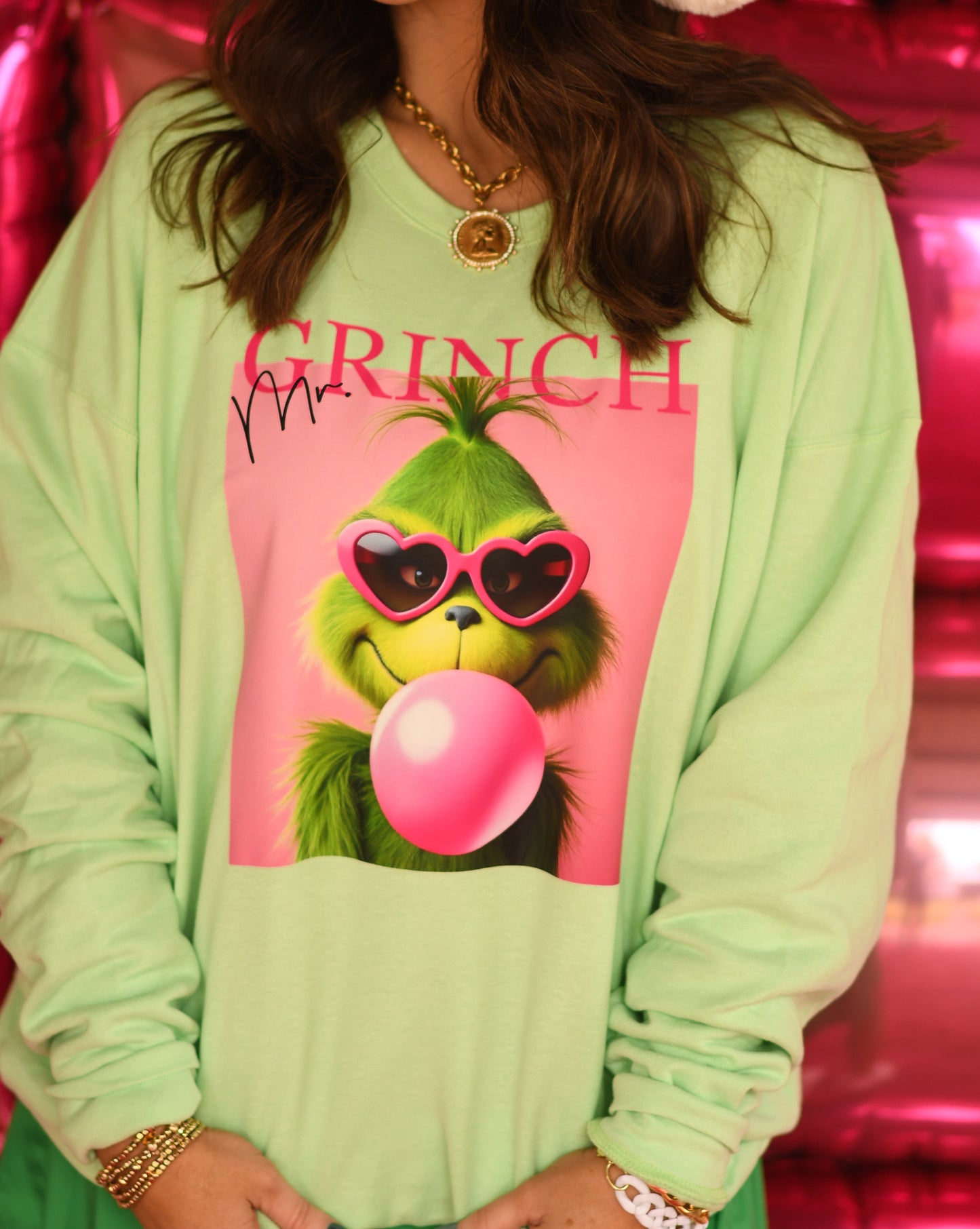 Mr. Grinch Pink Bubblegum
