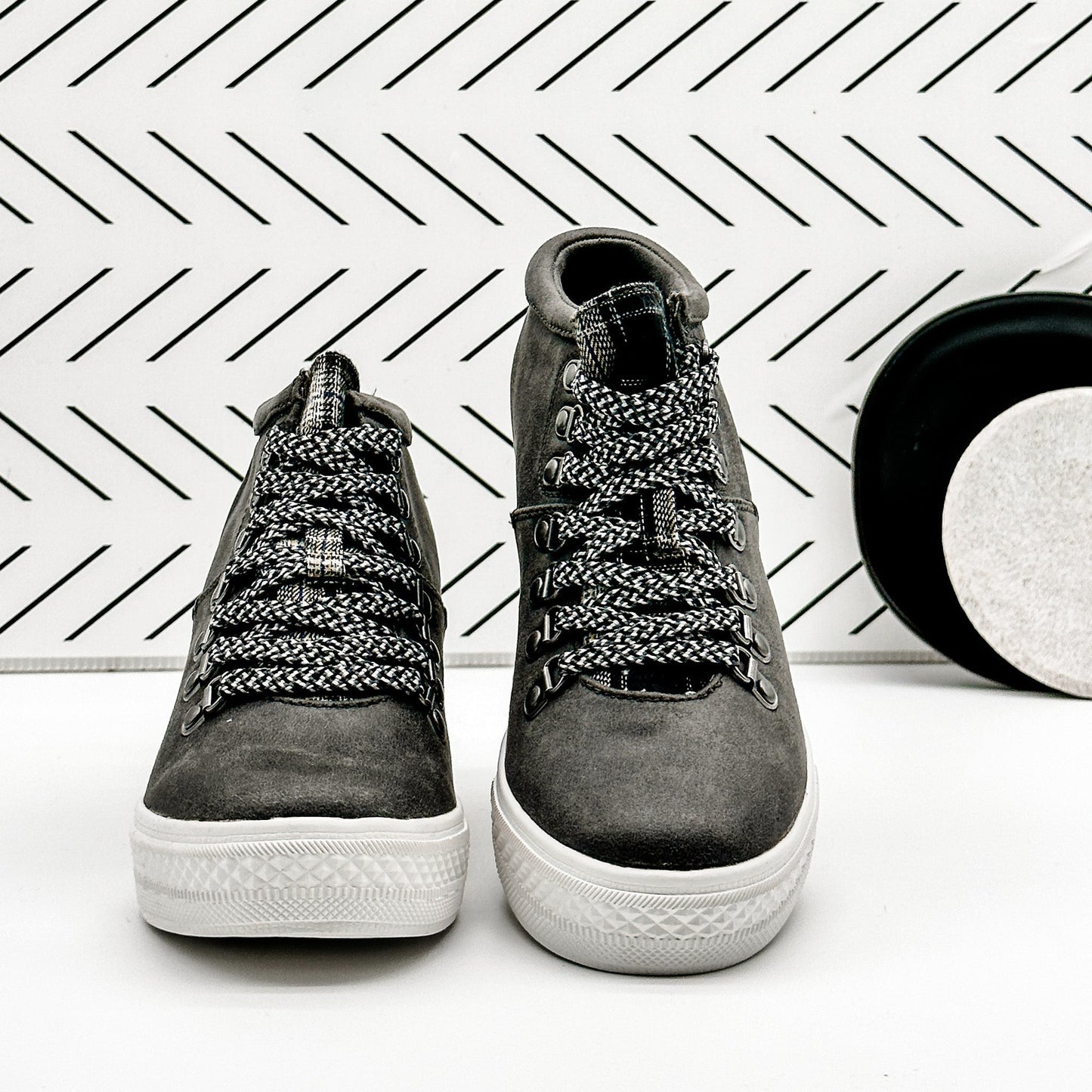 Tibi Sneaker in Grey - Rural Haze