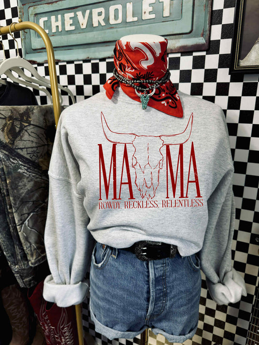 Rowdy mama Crewneck