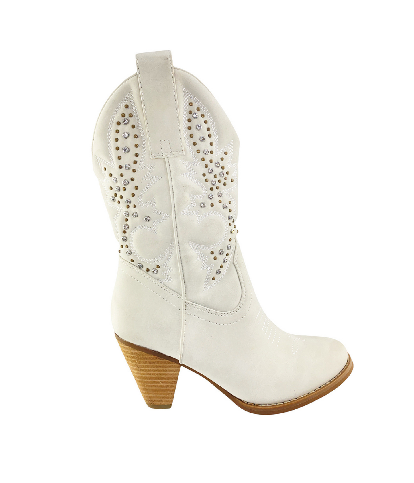 Houston Western Boots in White - Rural Haze