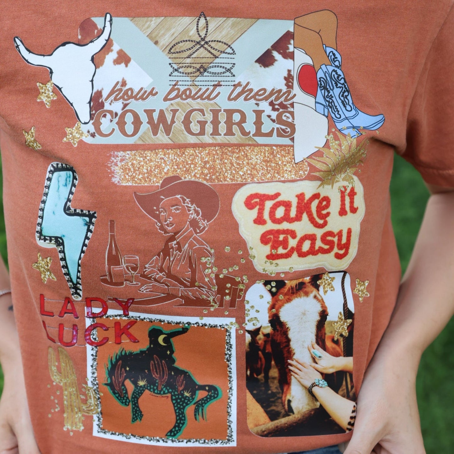 How Bout Them Cowgirls Graphic Tee