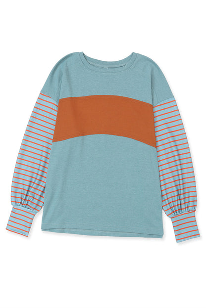 Colorblock Striped Top