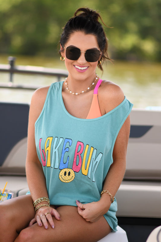 Lake Bum Smiley Tank/Tee