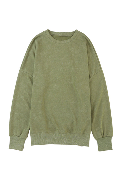 Green Oversized Sweatshirt