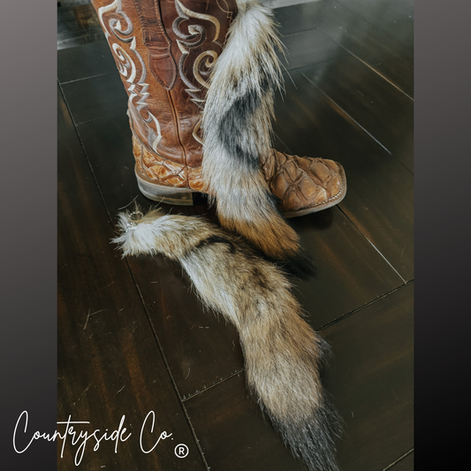 Genuine American Grey Fox Tails