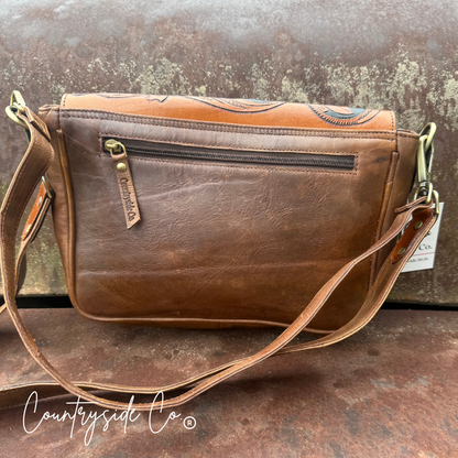 Grace Tooled Leather Purse by Countryside Co.