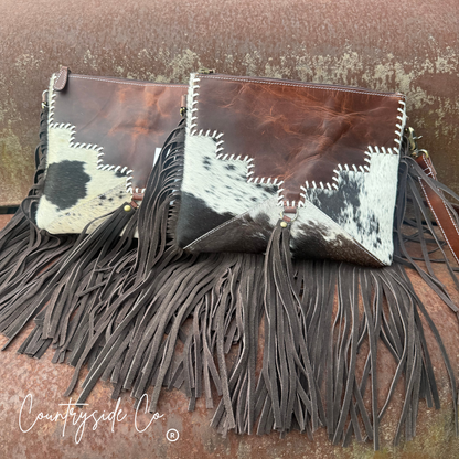 Roper Cowhide Purse by Countryside Co.