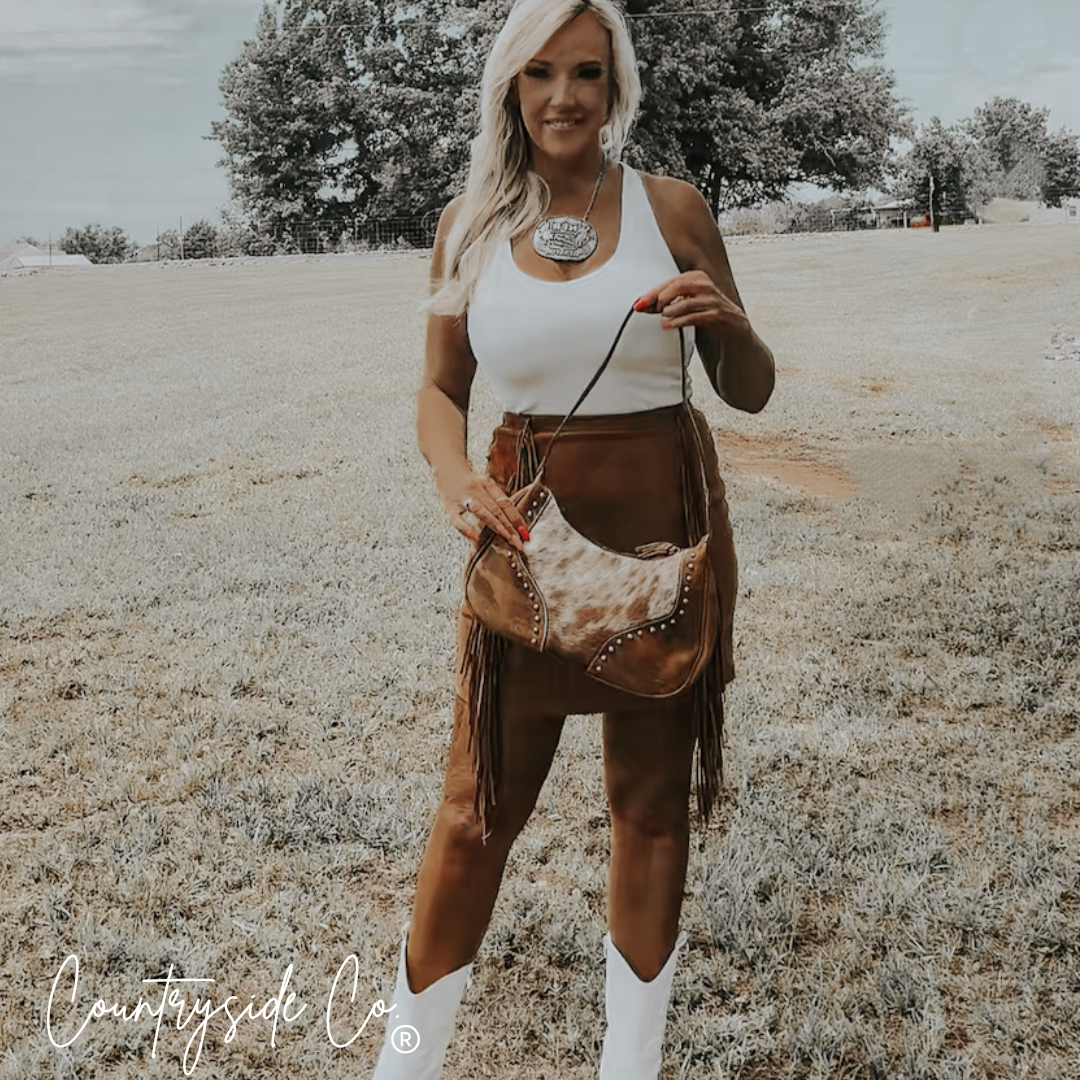 Rodeo Royalty Cowhide Purse by Countryside Co.