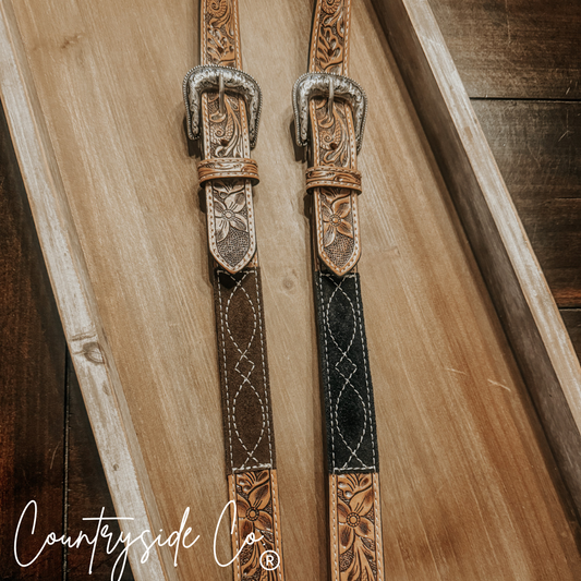 Corral Leather Purse Strap