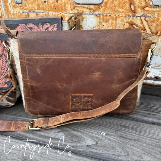 Del Rio Cowhide Tooled Leather Purse by Countryside Co.