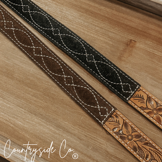 Corral Leather Purse Strap