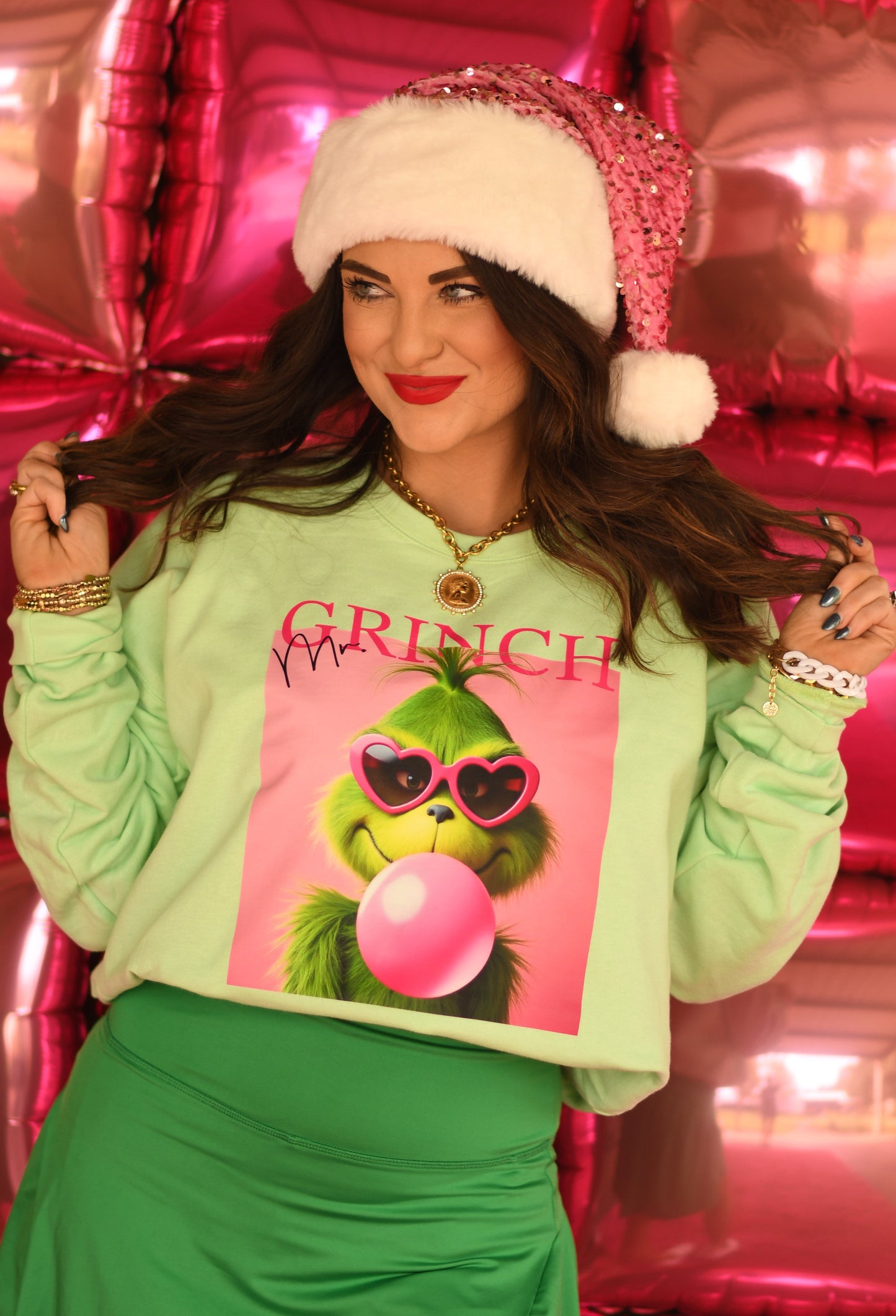 Mr. Grinch Pink Bubblegum