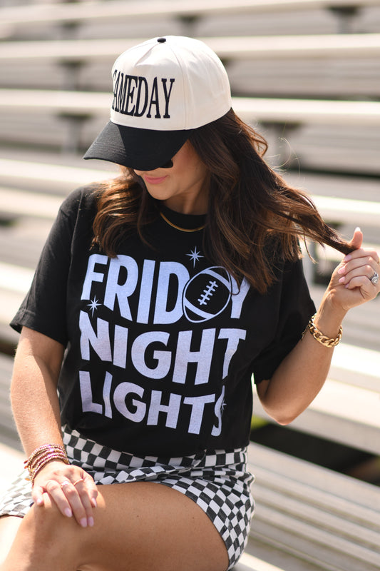 RTS Friday Nights Lights Glitter Tee