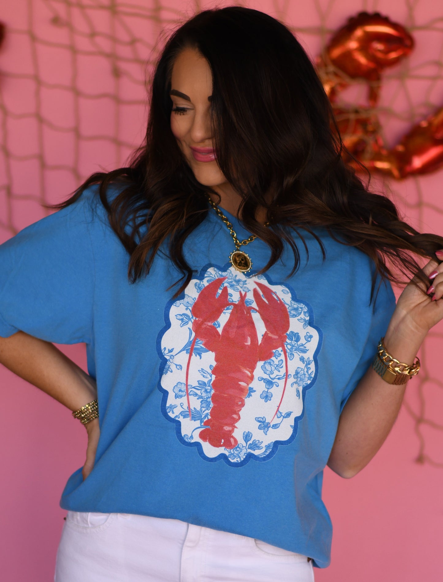 Crawfish Chinoiserie Tee
