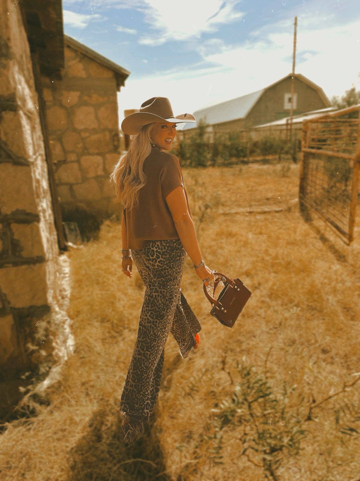 The Heidi Leopard Jean