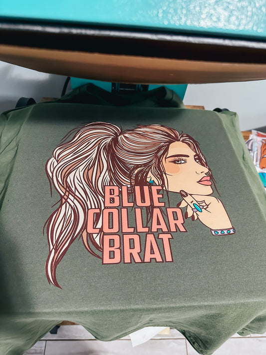 Blue Collar Brat Graphic Tee
