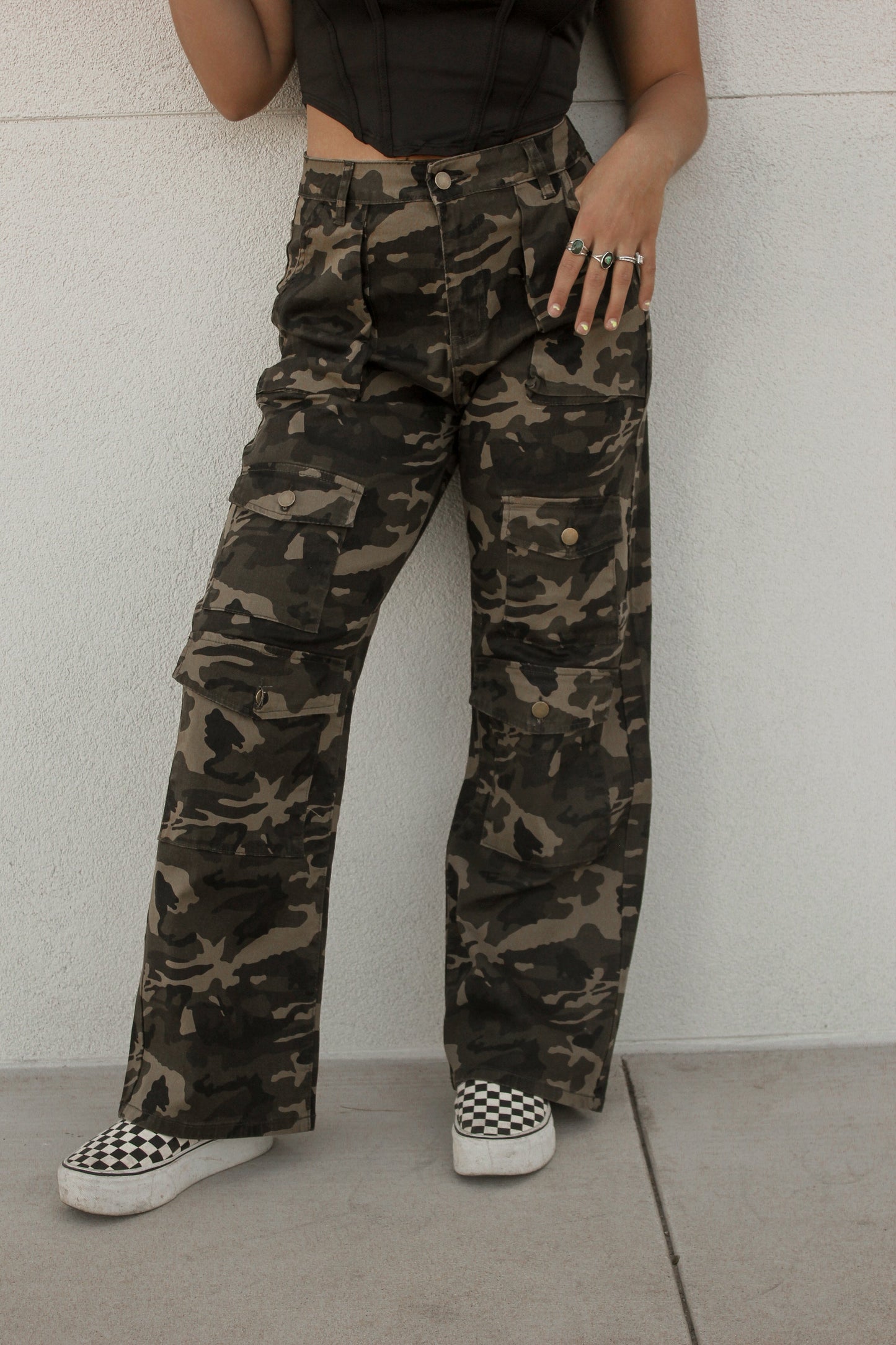 Camo Cargo Pants, American Bazi Brand