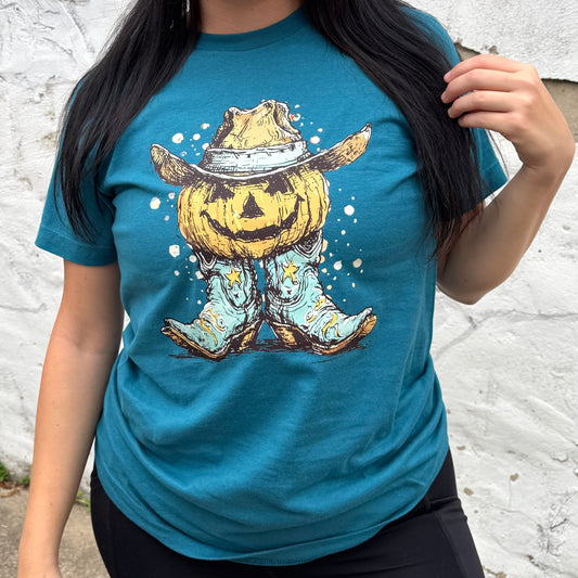 Pumpkin Cowboy Graphic Tee