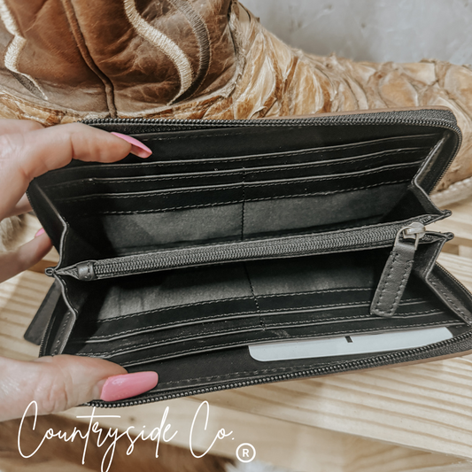 Boulder Tooled Leather Wallet