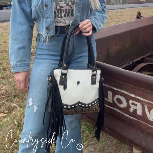 Priscilla Cowhide Conceal Carry Purse by Countryside Co.