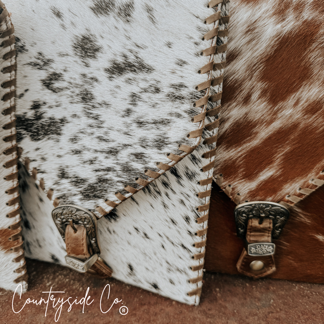 Rustler Cowhide Buckle Purse by Countryside Co.