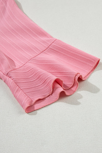 Blush Textured Top