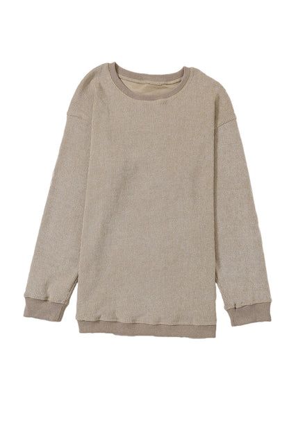 Corded Tunic Sweatshirt