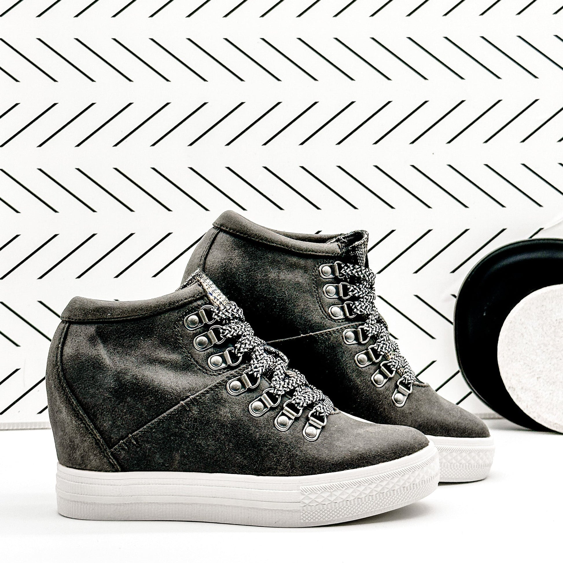 Tibi Sneaker in Grey - Rural Haze