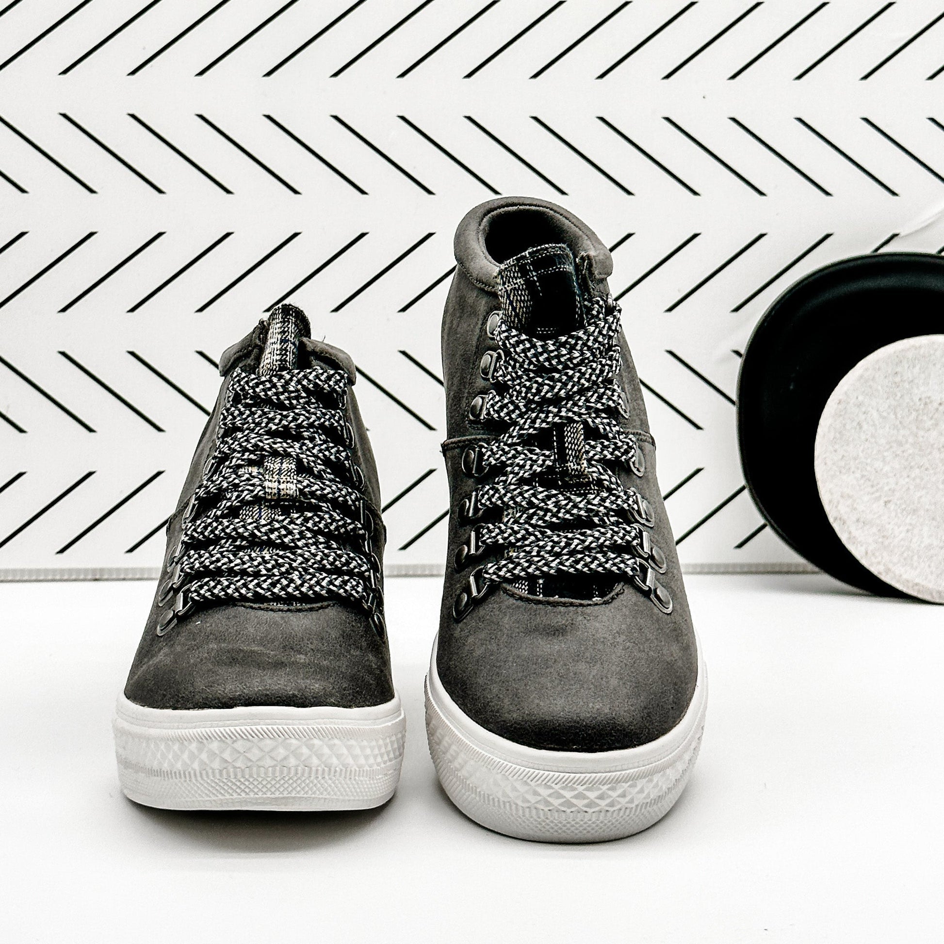 Tibi Sneaker in Grey - Rural Haze